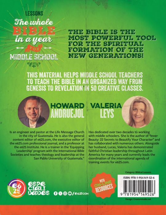 The Whole Bible in a Year for Middle School - Howard Andruejol & Valeria Leys - Imagen 2